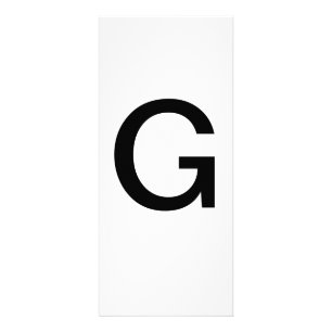 LETTRE Alphabet G - Carte d'éducation à l'apprenti