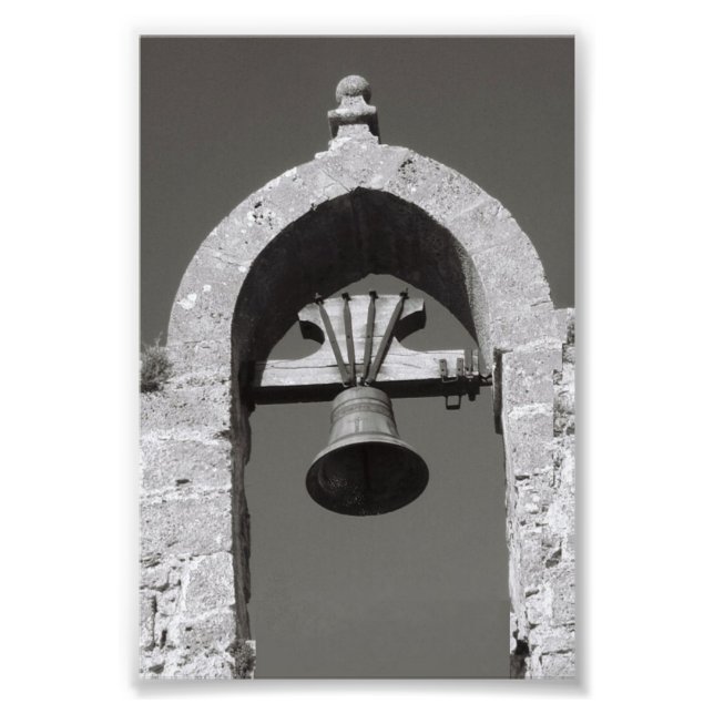 LETTRE Alphabet Photographie A4 Noir et Blanc 4x6 (Devant)