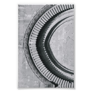 LETTRE Alphabet Photographie C4 Noir et Blanc 4x6