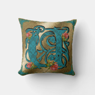Lettre antique U - Coussin