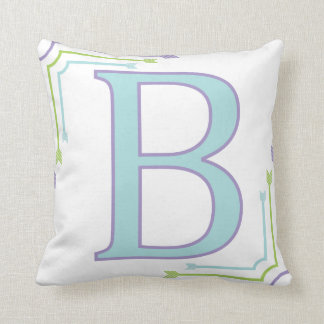 Lettre B - Coussin de monogramme