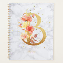 Lettre B Monogramme Doré Aquarelle Marbre Moderne
