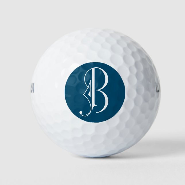 LETTRE BELLE BOURSE MONOGRAPHIQUE B BALLE DE Golf (Devant)