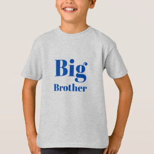 LETTRE Bleue Big Brother T-Shirts pour garçons