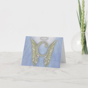Lettre C Angel Monogramme