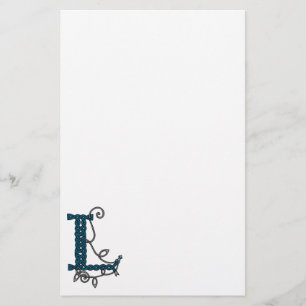 Lettre celtique L papeterie