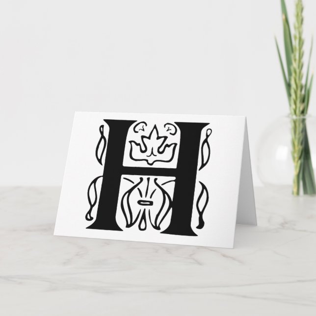 Lettre chic H (Devant)