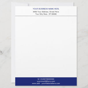 Lettre Concevez votre propre Modèle en-tête de logo d'ent