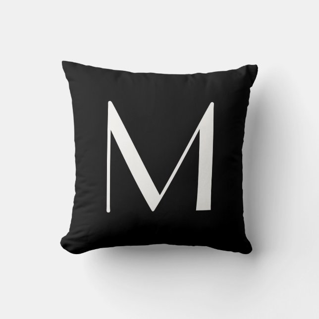 LETTRE Coussin MONOGRAPHIQUE M (Recto)