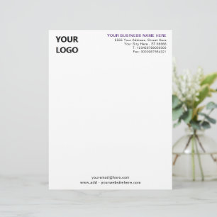 Lettre Créez votre propre modèle de papier à en-tête d'en