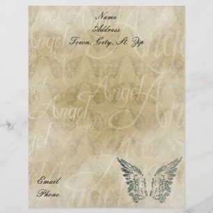 Lettre Customisée En-tête de lettre-Ange