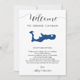 Lettre de bienvenue du Mariage de la carte Grand C
