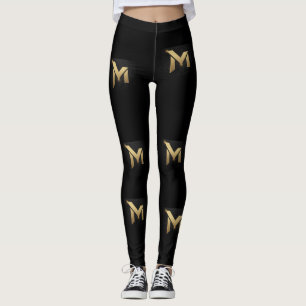 Lettre de luxe Leggings noirs