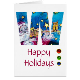 LETTRE DE NOËL / MONOGRAMME PÈRE NOËL INSPIRÉ