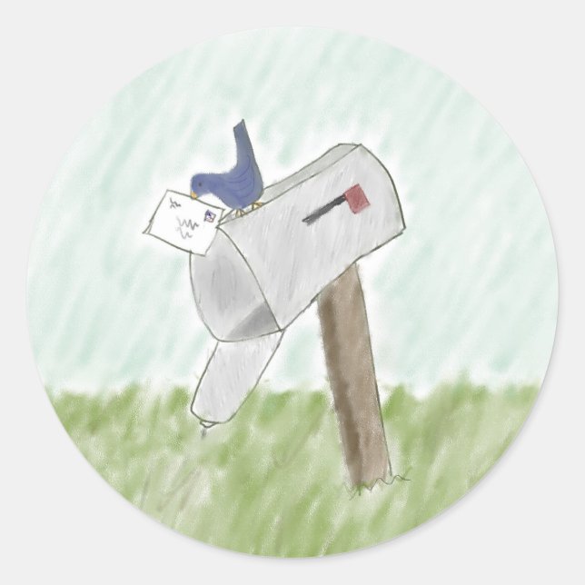 Lettre d'un Stickers Bluebird (Devant)