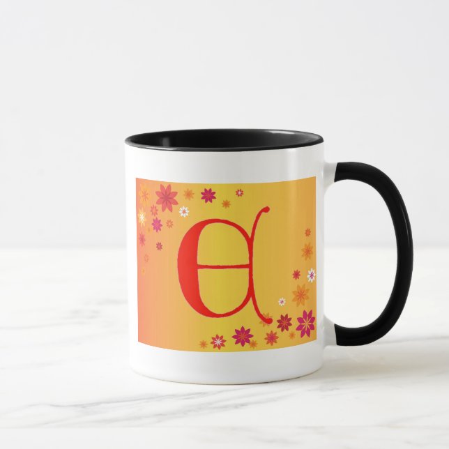 Lettre E Mug (Droite)
