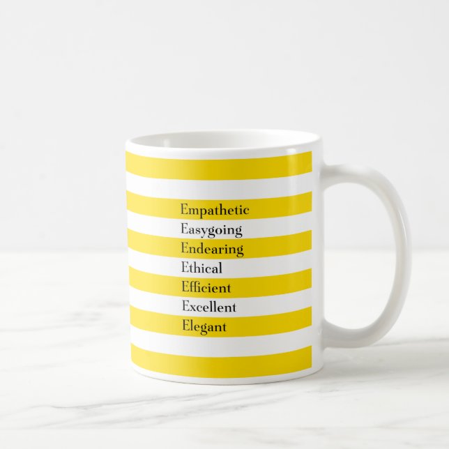 Lettre E Mug (Droite)