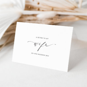 Lettre Ellesmere À Ma Carte Du Jour De Mariage Fem