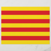 En-tête avec Drapeau de Catalogne