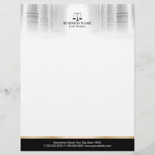 Lettre En-tête de l'avocat professionnel du bureau du dr