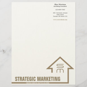Lettre En-tête de marketing stratégique