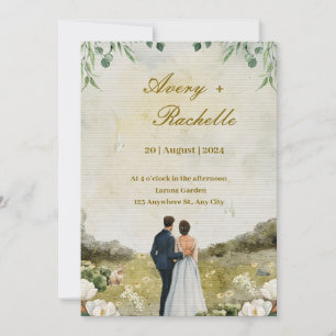 Lettre faire-part de mariage