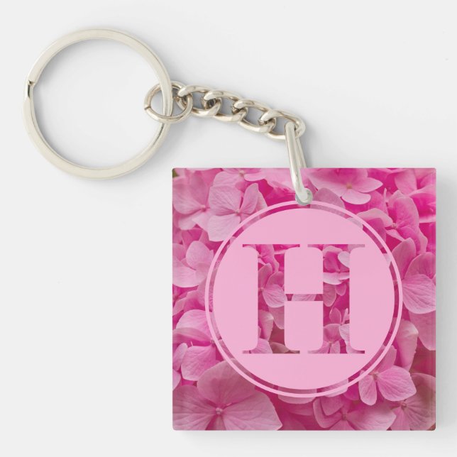 LETTRE Florale rose "H" ET XO (Devant)
