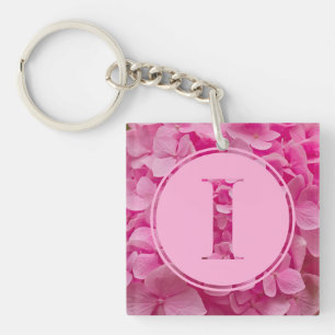 LETTRE Florale rose "I" ET XO