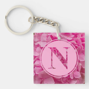 LETTRE Florale rose "N" ET XO
