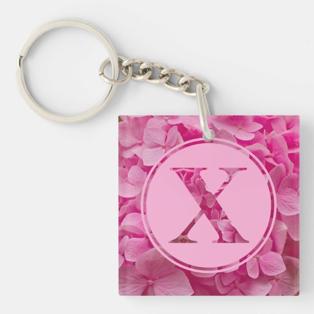 LETTRE Florale rose "X" ET XO (Devant)