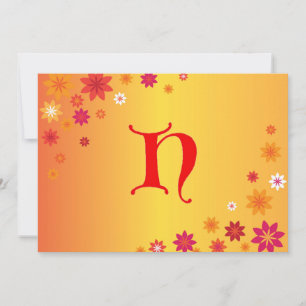 Lettre H Invitation