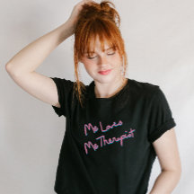 Lettre humoristique T-shirt santé mentale