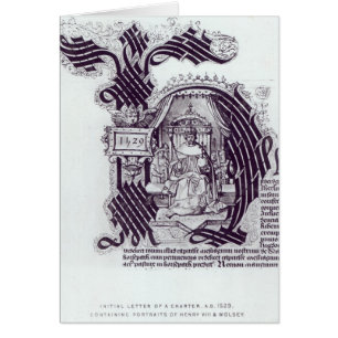 Lettre initiale d'une charte