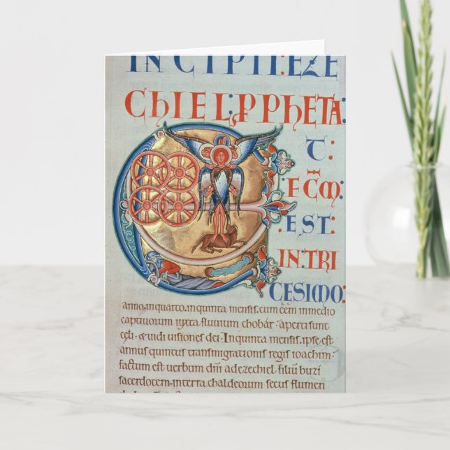 Lettre initiale "E" et est de factum (Devant)