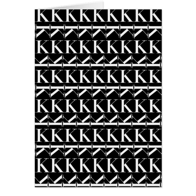 Lettre initiale monogramme K (Devant)