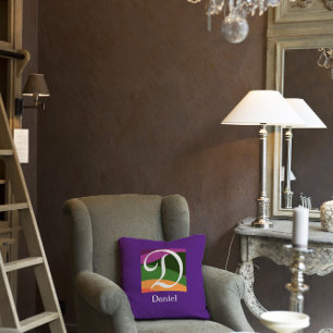 LETTRE INITIALE MONOGRAPHIQUE MOYENNE Oreiller à l