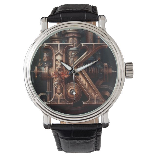 Lettre K de la montre à main (devant)