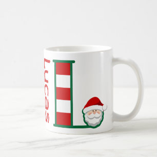 Lettre L de tasse de Noël personnalisée par tasse