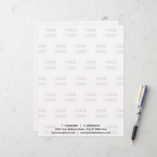 Lettre Modèle de papier à en-tête personnalisé pour entre