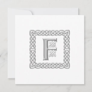LETTRE MONOGRAPHIQUE Celtique Faire-part de mariag