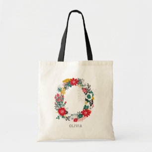 Lettre O   LETTRE FLEURIE Whimsique Sac Monogramme