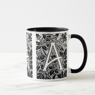 Lettre orange "A" Mug