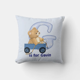 LETTRE OREILLARD G Coussin Monogramme