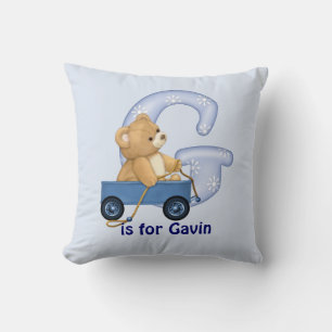 LETTRE OREILLARD G Coussin Monogramme