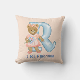 LETTRE OREILLE EN TÊTE Coussin