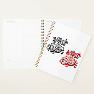 LETTRE ORNÉE vintage S MONogramme