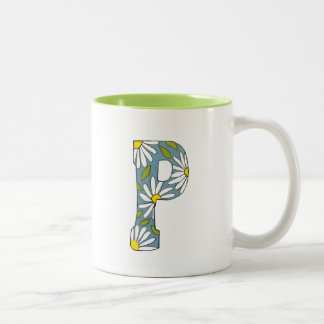 Lettre P Daisy Mug