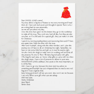 Lettre personnalisée de Père Noël 4 Papeterie