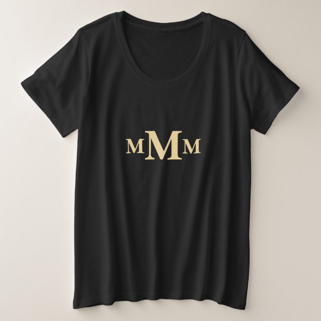 Lettre personnalisée "M" Modèle Monogramme (Design devant)