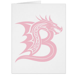 LETTRE STYLÉE DE Dragon B, Alphabet DE Dragon, Mon